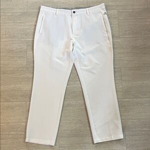 Men's Adidas Climalite White Tapered Golf Pants